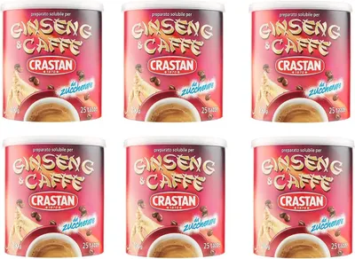 Produktbild von Crastan Instant Ginseng & Kaffee Drink (200 gr 25 Tassen) Original aus Italien!