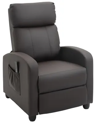 Produktbild von Relaxsessel Fernsehsessel mit Vibrationsmassage, Liegefunktion, 2 Massagepunkte, Fernbedienung, 68 x 88 x 98 cm Braun