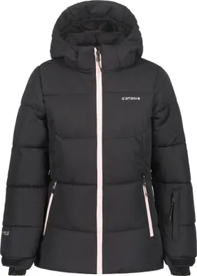 Produktbild von Icepeak Loris Winterjacke für Mädchen mit Kapuze und Schneefang, Farbe:Schwarz, Kinder Größen:176