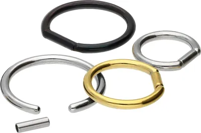 Produktbild von Intim-Piercing, Septum Piercing Chirurgenstahl Stabverschlussring  Silber Innendurchmesser: 10mm + Stabstärke: 1,6mm