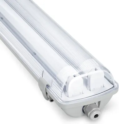 Produktbild von Vigevee LED Feuchtraumleuchte 2-flammig IP65 18W 120 cm T8 G13, Neutralweiß 4000K, für Keller Garage Werkstatt
