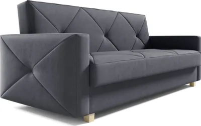 Produktbild von Schlafsofa Pretoria dunkelgrau - Couch mit Schlaffunktion und Bettkasten, Wohnzimmermöbel, Schlafsofa, Bettsofa Wohnzimmerset,