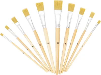 Produktbild von TSI Pinselset 10 Er 2 4 6 8 10 12 14 16 18 20