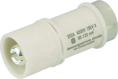 Immagine prodotto di HARTING Han 1HC inserto maschio (M) connessione a vite assiale, 1 polo 2000 V, 350 A - 1 pezzo