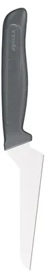 Offsetmesser 10 cm Santoku-Messer, Edelstahl, Weizenstroh-Griff