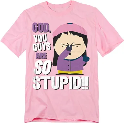 Image de South Park - T-shirt "So Stupid" pour homme/femme unie TV20698 (XL) (Rose)