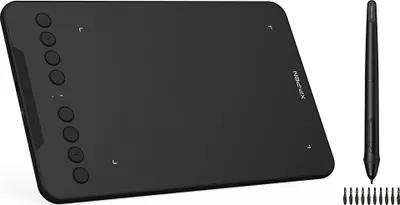 Produktbild von XP-PEN Deco Mini 7W Grafiktablett Stift Tablett 2,4G Wireless Zeichentablett kabellos Pen Tablet 8192 Druckstufen 60° Neigung kompatibel mit Android-Tablets und Mobiltelefonen