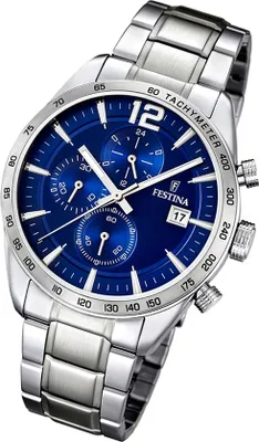 Produktbild von Festina Sport Herren Armbanduhr Chronograph Edelstahl F16759/3