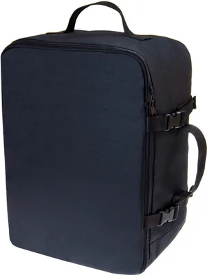 Produktbild von Příruční zavazadlo do letadla, batoh pro Ryanair, 40x25x20 cm, polstrované, taška do letadla, kabelka, cestovní taška, velikost kufru, černá [102]