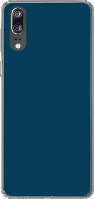 Produktbild von MuchoWow® Handyhülle Schutzhülle Hülle für Telefoonhoesje Huawei P20 Indigo - Palette - Farben Silikon Softcase Handy Hülle - Hardcover