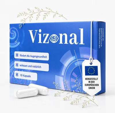Produktbild von Vizonal - Augenvitamin für klare Sicht | 10 Kapseln | Heidelbeer-, Johannisbeer- & Ringelblumenextrakt | Mit Vitamin A, B2, C, D3, E & Hyaluronsäure