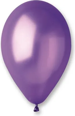 Zdjęcie produktu dla Balony lateksowe Gemar - metaliczne - fioletowe - 100 szt. - 26 cm
