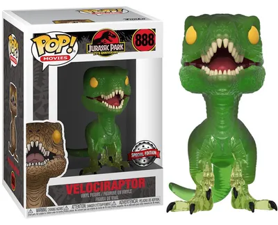 Produktbild von Funko Pop! Jurassic Park 25th Anniversary - Velociraptor #888 Exclusive