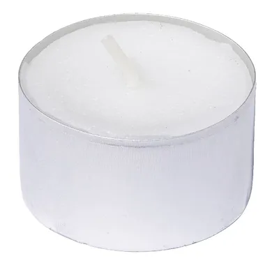 Immagine prodotto di Metro Professional  Candeline - Bianche - Confezione da 100 pezzi - Dimensioni 39x22 mm - Durata di combustione fino a 8 ore - Candeline inodore