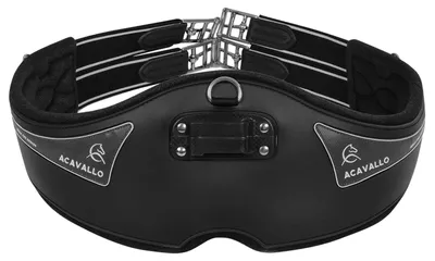 Produktbild von Acavallo Gurt Anatomic PVC + Gel, Farbe:schwarz, Größe:115