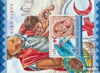Produktbild von Briefmarken Salomoninseln 2016 Mi Block 526 (kompl. Ausg.) postfrisch Zika-Virus