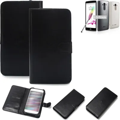 Produktbild von K-S-Trade Handyhülle Schutzhülle kompatibel mit LG Electronics G4 Stylus 3G Handy Schutz Hülle Handyhülle Bumper schwarz 1x