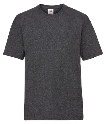 Obrázek produktu pro Fruit of the Loom – dětské tričko „Valueweight“ FK3300 (116) (tmavě šedé)