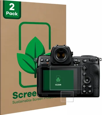 Produktbild von 2x ScreenLeaf Schutzfolie für Nikon Z 8 (Display + Schulterdisplay) nachhaltiger Displayschutz Display Schutz Folie Klar Transparent