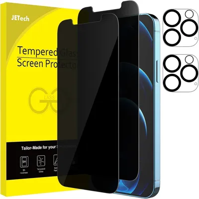 Zdjęcie produktu dla Folia ochronna na ekran do iPhone 12 Pro Max (6,7 cala), z ochroną obiektywu aparatu, 2 sztuki