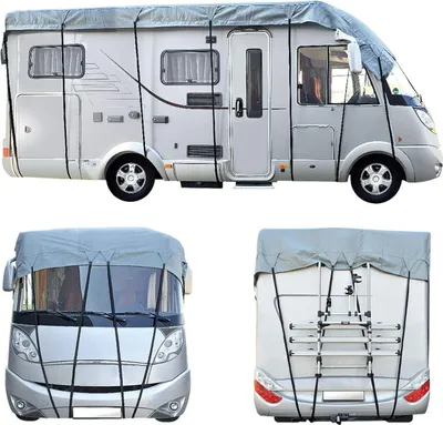 Obrázek produktu pro Cartrend Caravan Střešní ochranná plachta 8,5 x 3 m – Vysoce kvalitní ochranná plachta pro karavany a obytné vozy
