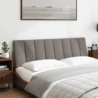 Produktbild von vidaXL Kopfteil-Kissen "Hanko" Taupe 160 cm Stoff