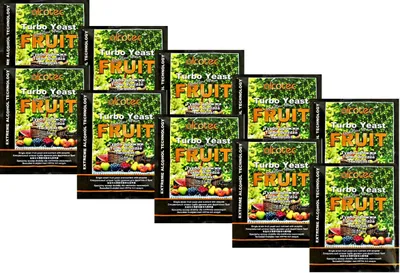 Zdjęcie produktu dla HUGBERT Alcotec Fruit Turbo Enzym, drożdże alkoholowe, drożdże, drożdże destylacyjne, destylacja, owoce, 10 sztuk