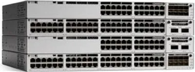 Image de Cisco Catalyst 9300L - Network Essentials - Commutateur - L3 - géré - 48 x 10/100/1000 (PoE+) + 4 x 1 Gigabit Ethernet SFP+ - montable en rack - PoE+ (890 W) - avec 1 an de Network Essentials