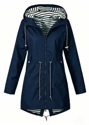 Produktbild von Damen Regenjacke - Leicht und Winddicht mit Kapuze
