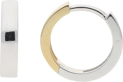 Produktbild von JuwelmaLux Creolen 333 Weißgold und Gold JL10-06-3268