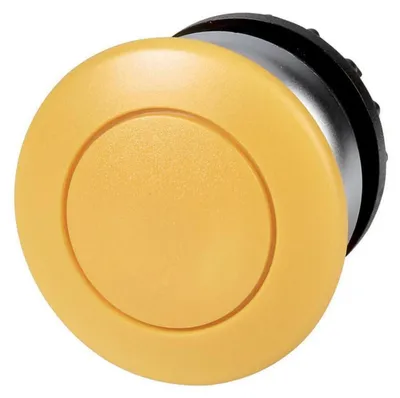 Obrázok produktu pre Eaton M22-DP-Y, Tlačidlový spínač, Žltá, IP66, IP67, IP69, 36,5 mm, 36,5 mm, -25 - 70 °C