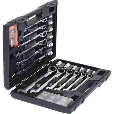 Produktbild von KS Tools GEARplus RINGSTOP Ratschenringmaulschlüssel-Satz