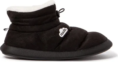 Produktbild von NUVOLA. Hausschuhe für Herren Damen rutschfester Sohle warm gepolstert  bequem schwarz 36-37 - UNBOVEL