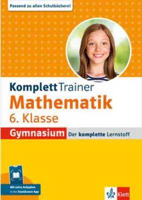 Produktbild von Klett KomplettTrainer Gymnasium Mathematik 6. Klasse