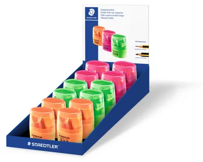 Produktbild von Staedtler Doppelspitzdose Neon