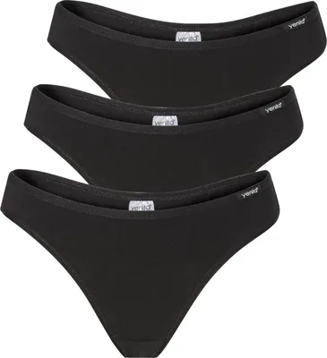 Produktbild von Yenita® Strings (3er Set) Modern-Collection XL schwarz