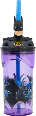 Obrázek produktu pro 3D hrnek s objemem 360 ml a brčkem Batman