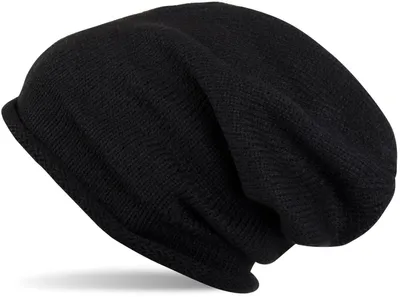 Produktbild von styleBREAKER warme Feinstrick Beanie Mütze in Unifarben, Strickmütze mit Rollrand, Wintermütze, Uni 04024063