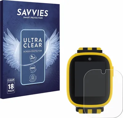 Produktbild von 18x Für Xplora X6 Play BVB-Edition Schutzfolie Savvies Displayschutz Display Schutz Folie Klar Transparent