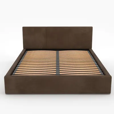 Produktbild von Muralo POLSTERBETT für Schlafzimmer Polsterbett mit Bettkasten Bett mit Polsterkopfteil Doppelbett 120x200 Bett mit Stauraum Braun