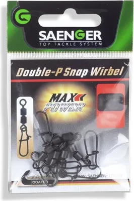Produktbild von Saenger Double-P Snap Wirbel 10 / 18mm 9kg 7Stk.