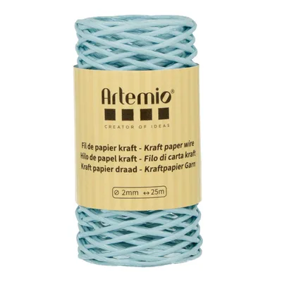 Zdjęcie produktu dla Niebieska przędza papierowa 2 mm x 25 m
