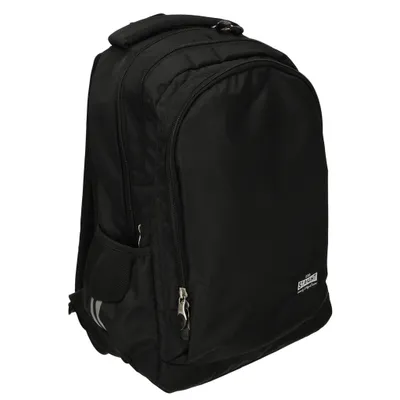Produktbild von Schwarzer großer Schulrucksack mit mehreren Fächern ST.RIGHT Schwarz 25 L