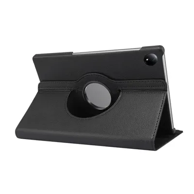 Produktbild von Für Xiaomi Redmi Pad SE 8.7 Schwarz 360 Grad Rotation Kunstleder Tablet Tasche