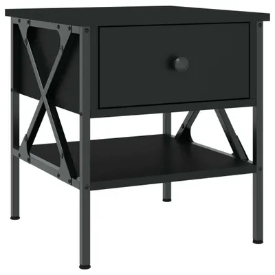 Immagine prodotto di Comodino Nero 40x42x45 cm in Legno Multistrato