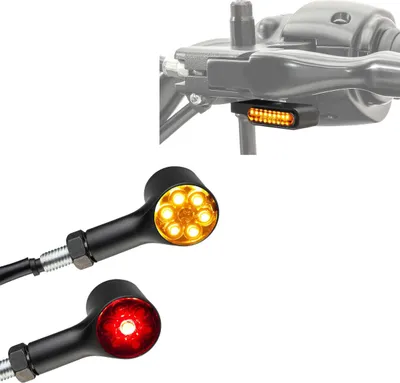 Immagine prodotto di 3 in 1 LED indicatore moto con luce posteriore e luce freno # BP1 con E-P