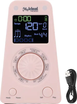 Obrázok produktu pre Digitálny metronóm 10 tónov Elektronický metronóm BT reproduktor pre klavír husle ukulele gitaru Rosy