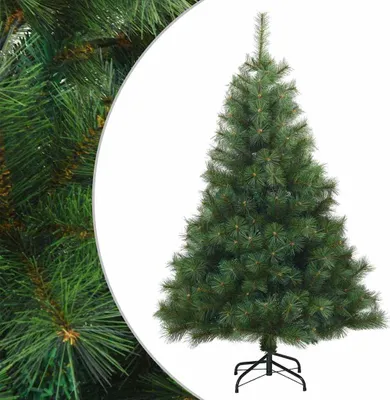 Produktbild von Künstlicher klappbarer Weihnachtsbaum Grün 150 cm PVC, Stahl