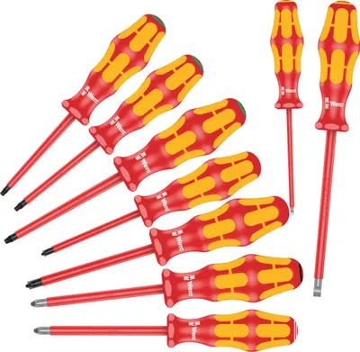 Produktbild von Wera 160 i/162 i/167 i/9 Schraubendrehersatz Kraftform