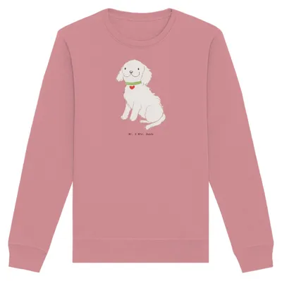 Produktbild von Mr. & Mrs. Panda Baumwoll Pullover Bolonka Zwetna Moment Größe XXL - Canyon Pink - Geschenk, Sweatshirt, Pulli, Tsvetnaya, Bio, Sweater